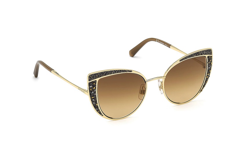 Swarovski Women's Metal Cat Eye Sunglasses
